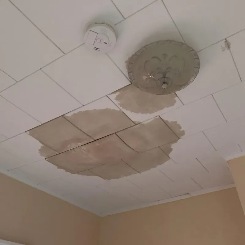 Ceiling Water Damage Repair in Hutchinson, KS
